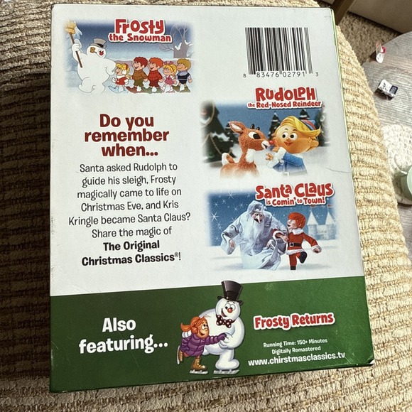 Original Christmas Classics Rudolph, Santa Claus, and Frosty Blu-ray BGUC - Picture 2 of 3